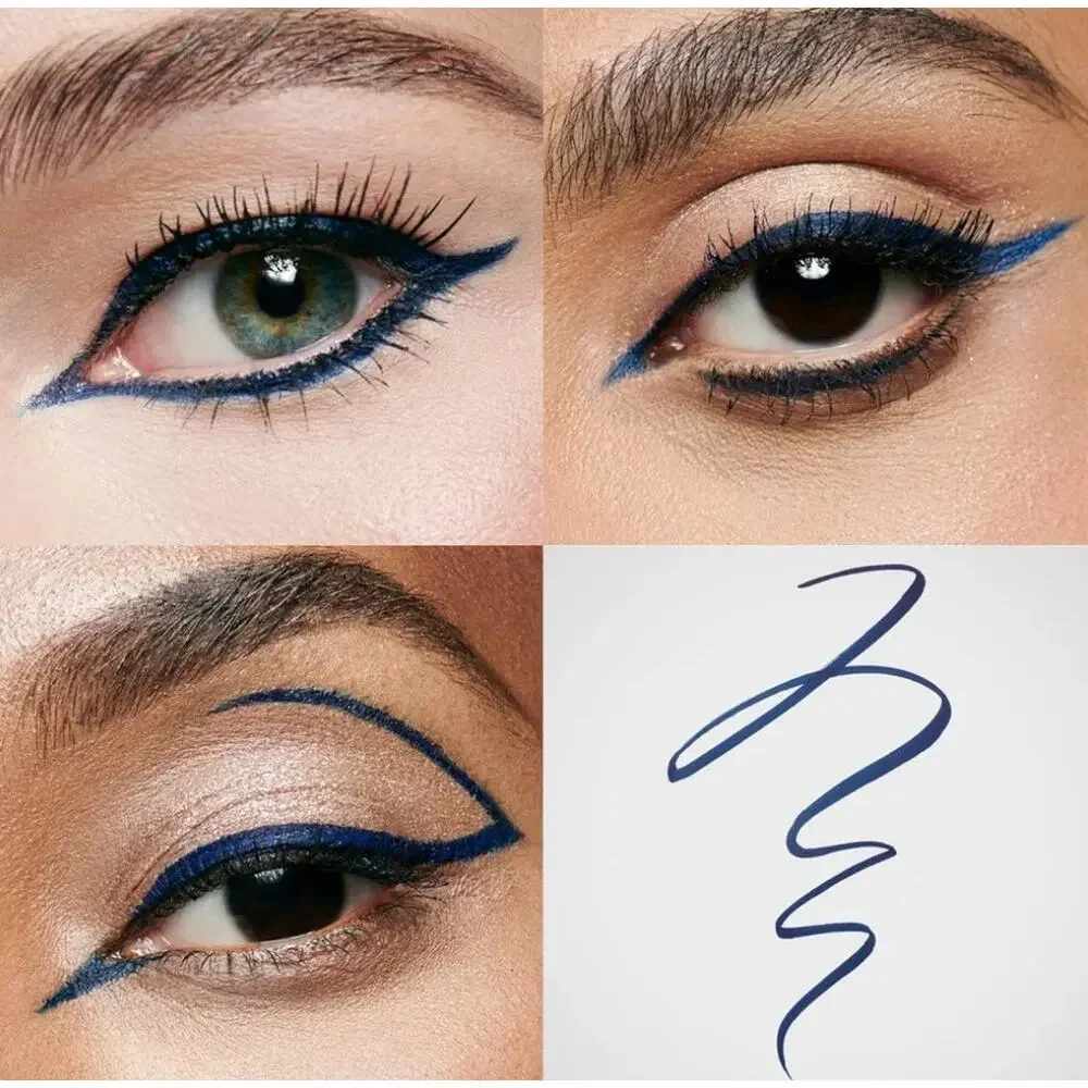 $25 Stila Stay All day Waterproof Liquid Eyeliner Marine Blue Felt Tip NIB NWT